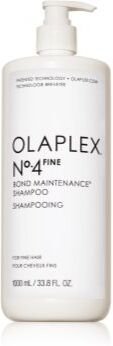 Olaplex N°4 Fine Bond Maintenance Shampoo champô renovador para cabelo fino e danificado 1000 ml. N°4 Fine Bond Maintenance Shampoo