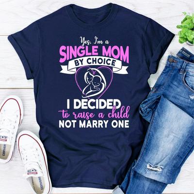 ForAllApparel Yes, I'm A Single Mom By Choice Navy S