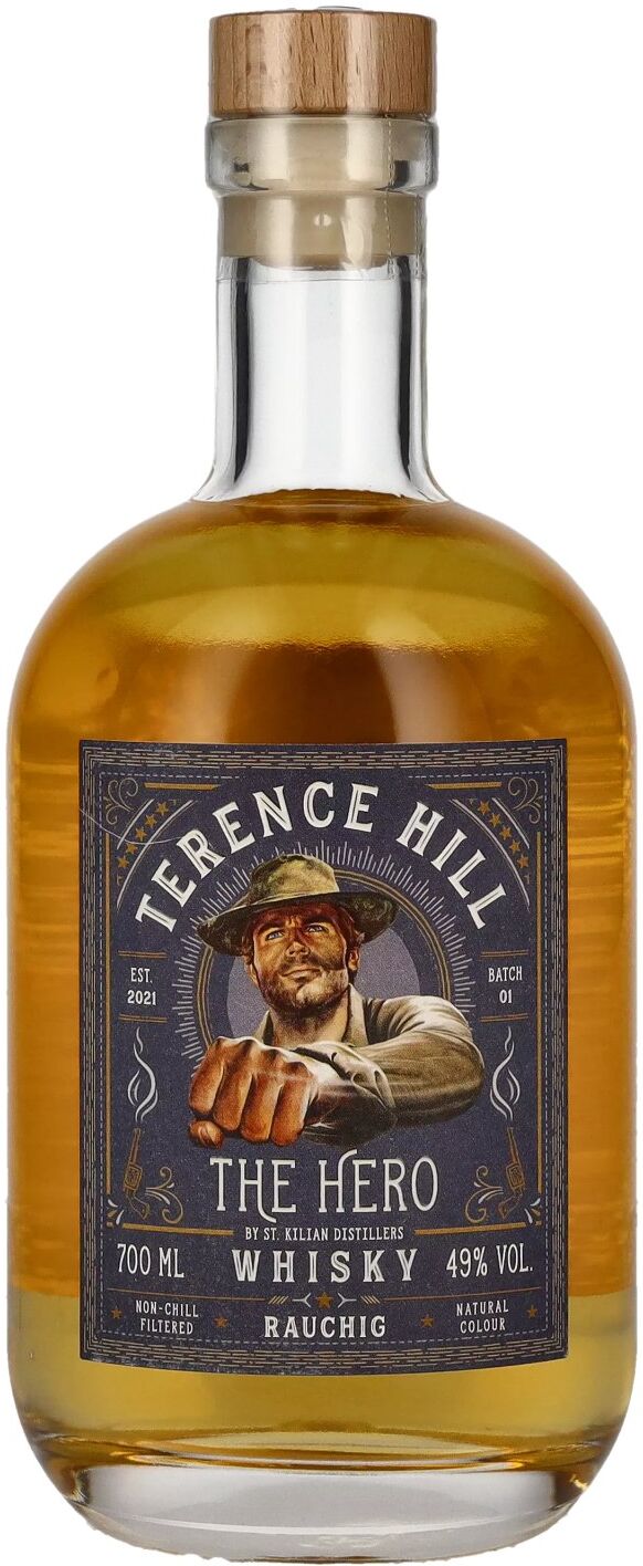 St. Kilian Terence Hill THE HERO Whisky Rauchig 49% Vol. 0,7l