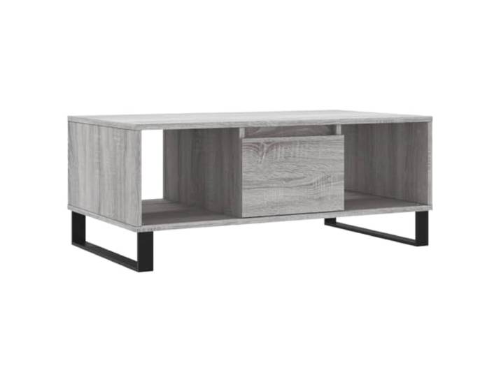 Couchtisch, grau, Sonoma, 90 x 50 x 36,5 cm, Holz, mit Schublade