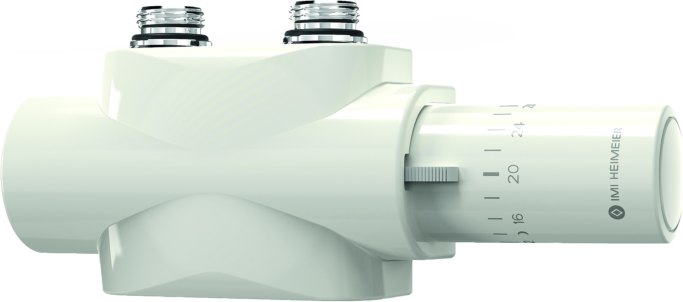 Heimeier Multilux 4-Set Thermostatventil 9690-27.800 Zweirohr, weiß