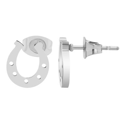 Paar Ohrstecker ADELIA´S "Ohrringe – Ohrstecker aus Edelstahl", Damen, Gr. Damen, Edelstahl, silber, Ohrringe, Geschenkidee: zeitlos und vielseitig
