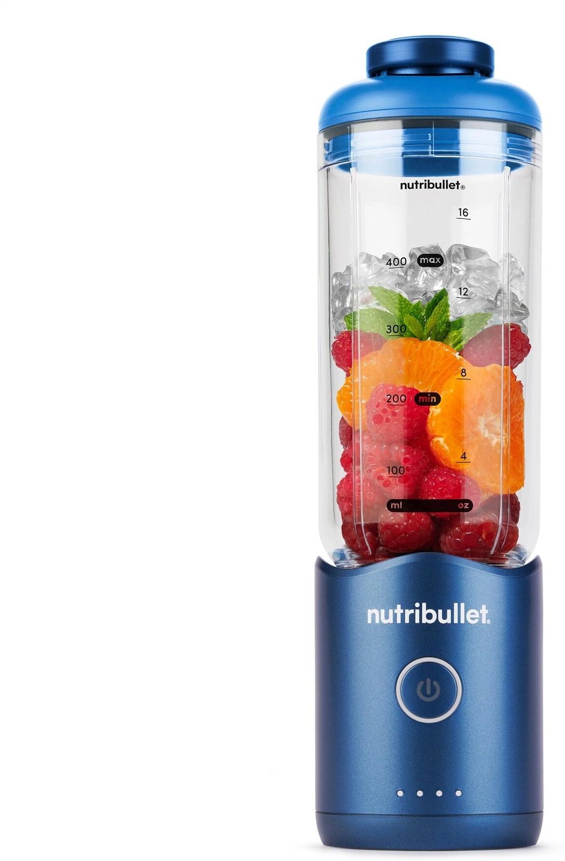 NUTRIBULLET Smoothie-Maker "Flex Portable NBP013VT", blau, B:8,27cm H:29,02cm T:8,27cm, Zerkleinerer, Smoothie-Maker blau Einheitsgröße