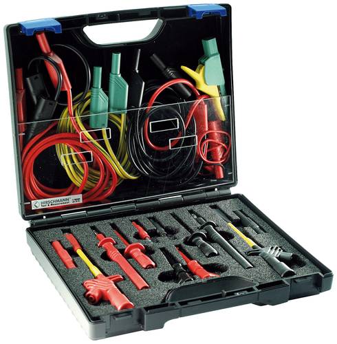 Hirschmann Test & Measurement PMS SKS Elektroinstallation Sicherheits-Abgreifklemmen-Set Steckanschluss 4 mm, Steckanschluss 2 mm CAT III 1000