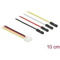 Delock Conversion IOT Grove Kabel 4 Pin Stecker zu 4 x Jumper Buchse 10 cm