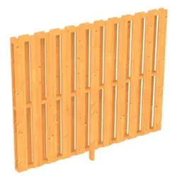 Skan Holz Seitenwand für Terrassenüberdachung Douglasie 250 cm