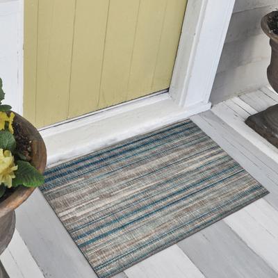 Addison Rugs Indoor/Outdoor Waverly Modern Stripes Washable Rug