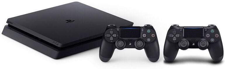Sony PlayStation 4 Slim 1TB-Zwart Incl. 2 Controllers (PlayStation 4) Gebruikt