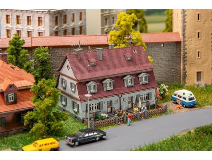FALLER 232162 - nederzettingsdubbel huis - spoor: N - Gebouw voor modelspoorwegen - Schaal: 1:160