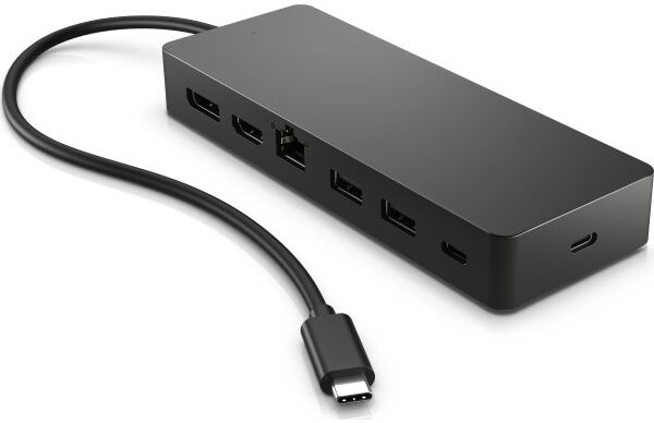 HP Universel Usb-C-Hub, Multi Port, Sort