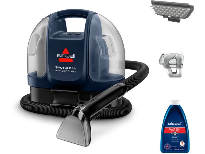 BISSELL Wasch-Sauger 4065N SpotClean Mini Cordless , blau, B:25cm H:31cm T:34cm, Mehrzwecksauger, Wasch-Sauger