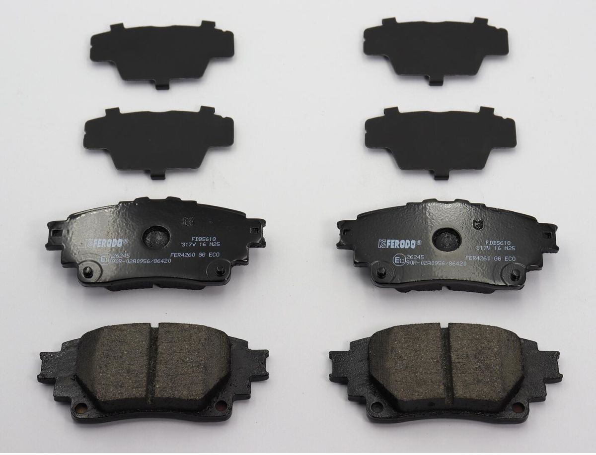 Bremsbelagsatz, Scheibenbremse PREMIER ECO FRICTION FERODO FDB5618