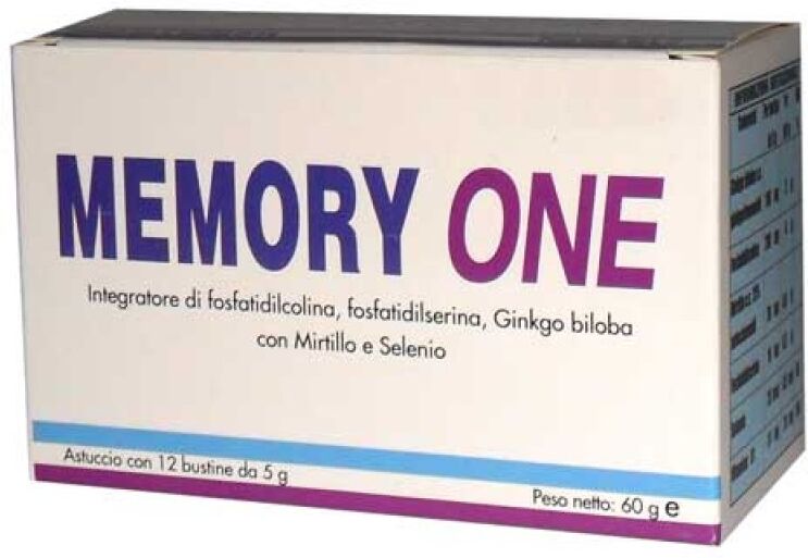 LEADER NATURAL PHARMA Srl Memory One - Integratore - 12 Bustine 60g