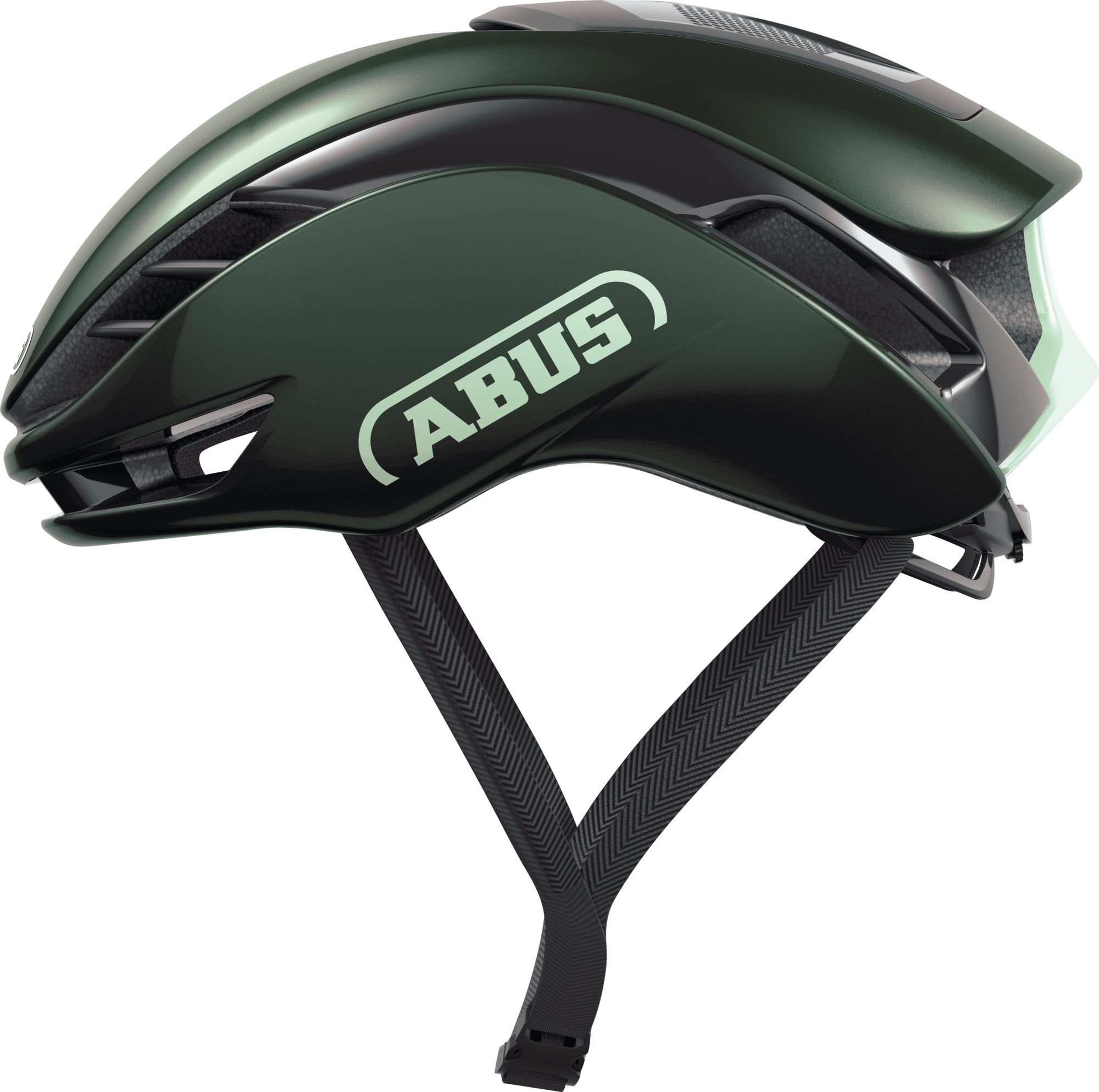 ABUS Rennradhelm GameChanger 2.0 - High Performance Aerohelm mit optimierter Aerodynamik und Belüftung - für Damen und Herren - Grün, Größe M (54-58 cm)