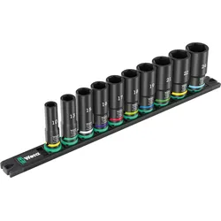 WERA 05005590001 - Steckschlüsseleinsatz-Satz, 3/8"-Antrieb, 10-teilig