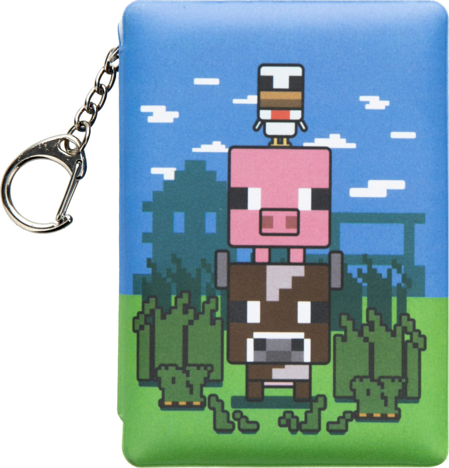 Paladone Minecraft pluizig notitieboekje met sleutelhanger