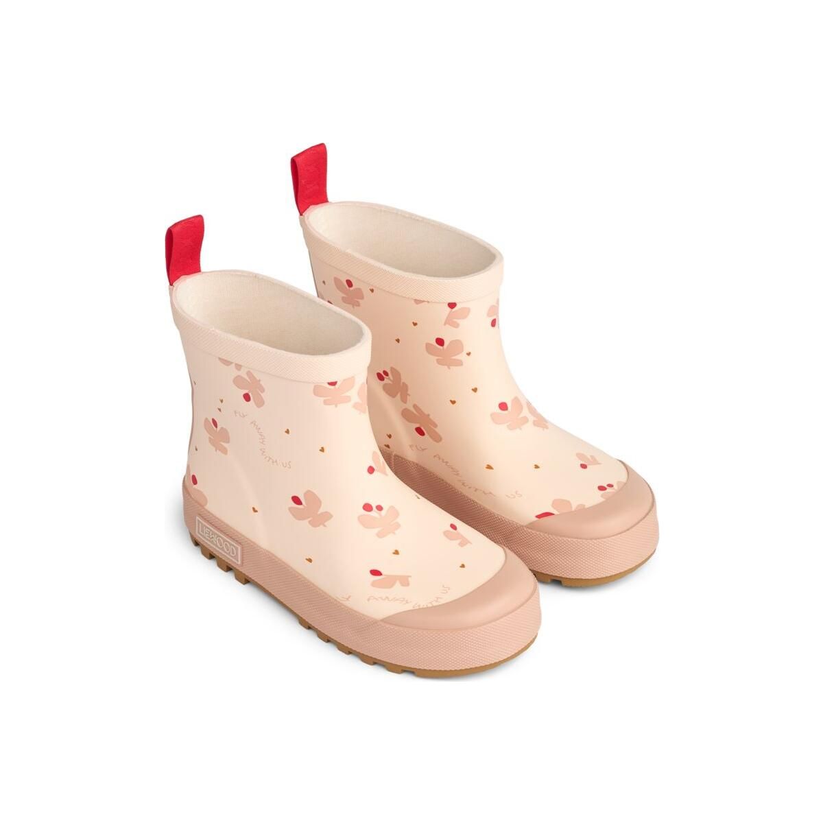 Liewood Tekla Printed Rainboot mini butterfly / apple blossom (2614) 25 LW17782-2614-25-CU