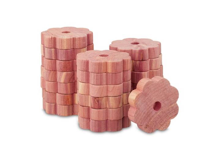Relaxdays 100 x Zedernholz Mottenschutz