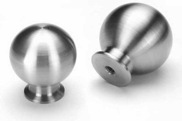 Herligt Hjemme Håndtag/knop, Metal "Globe" 25mm