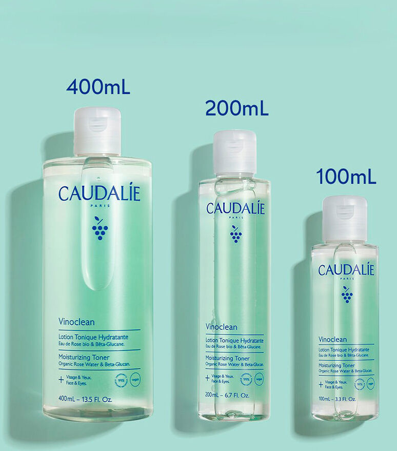 Caudalie Loção tônica hidratante Vinoclean 400 ml
