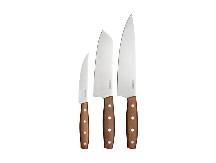 Fiskars Set de couteaux Folken 3 pièces