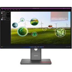 Lenovo ThinkVision P27Q-40 (2560 x 1440 Pixel, 27"), Monitor, Schwarz