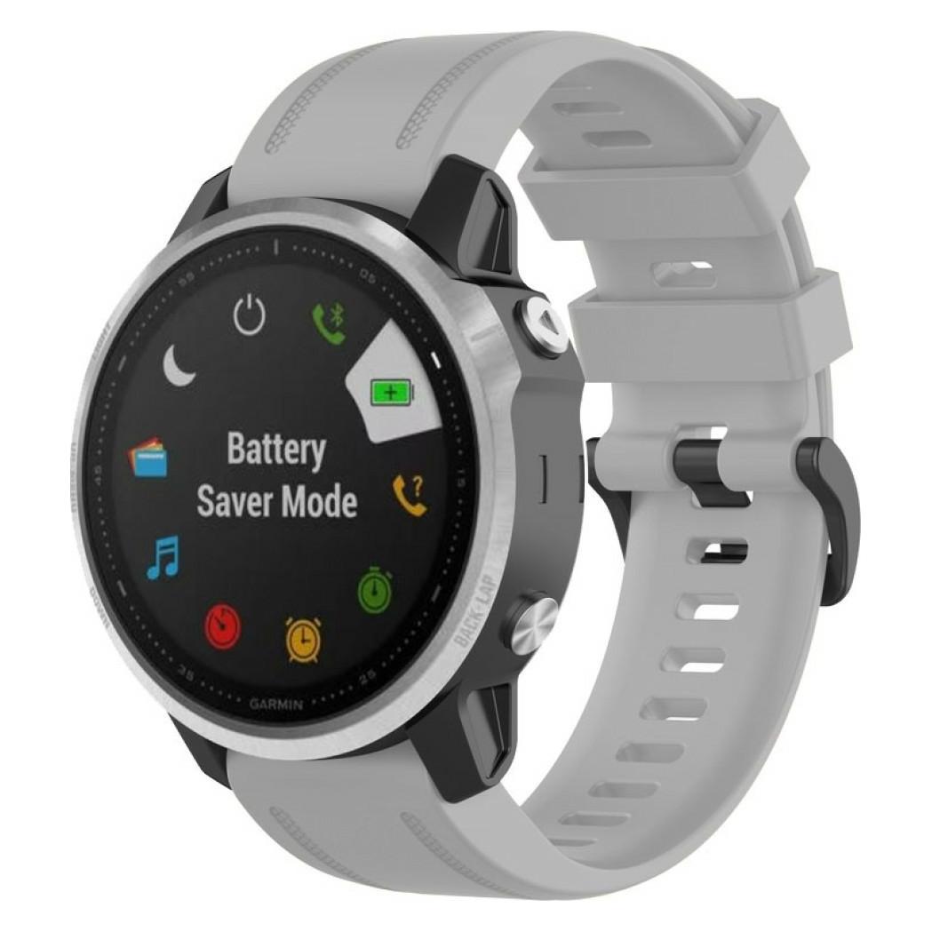 Beline Strap Watch 2 for Garmin Fenix 8/Fenix 7S/Fenix 6S/Fenix 5S/mk3/mk3i/Instinct 2S grey (20 mm, Silicon, Silikon) (Beli04228)