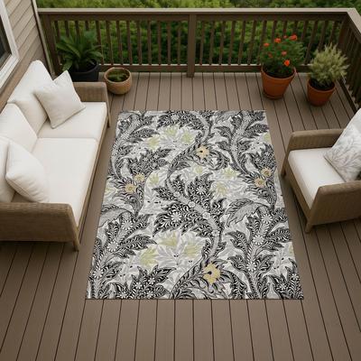 Addison Rugs Machine Washable Indoor/ Outdoor Floral Hagan Chantille Rug