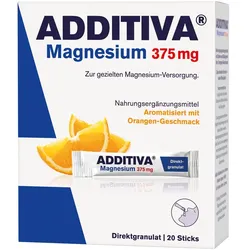 ADDITIVA Magnesium 375 mg Sticks Orange 20 St