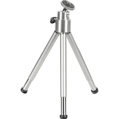 Hama Ball L Ministativ 1/4 Zoll Arbeitshöhe=14 - 21cm Silber Kugelkopf