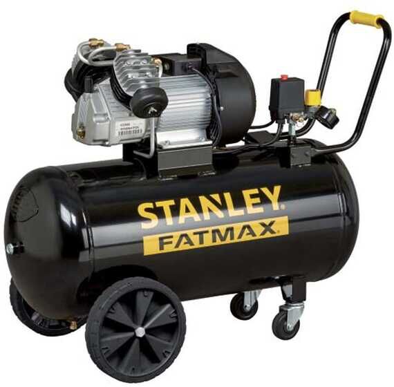 Stanley Fatmax DV2 400/10/100 - Compressore aria elettrico monofase - Motore 3 HP - 100 lt