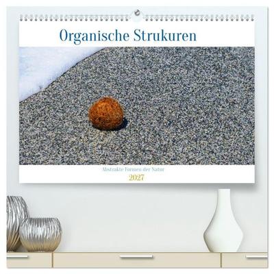 organische Strukturen Abstrakte Formen der Natur (hochwertiger Premium Wandkalender 2027 DIN A2 quer), Kunstdruck in Hochglanz