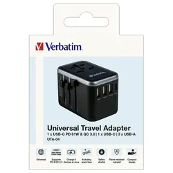 Verbatim Ladeadapter Univers-Travel 49546