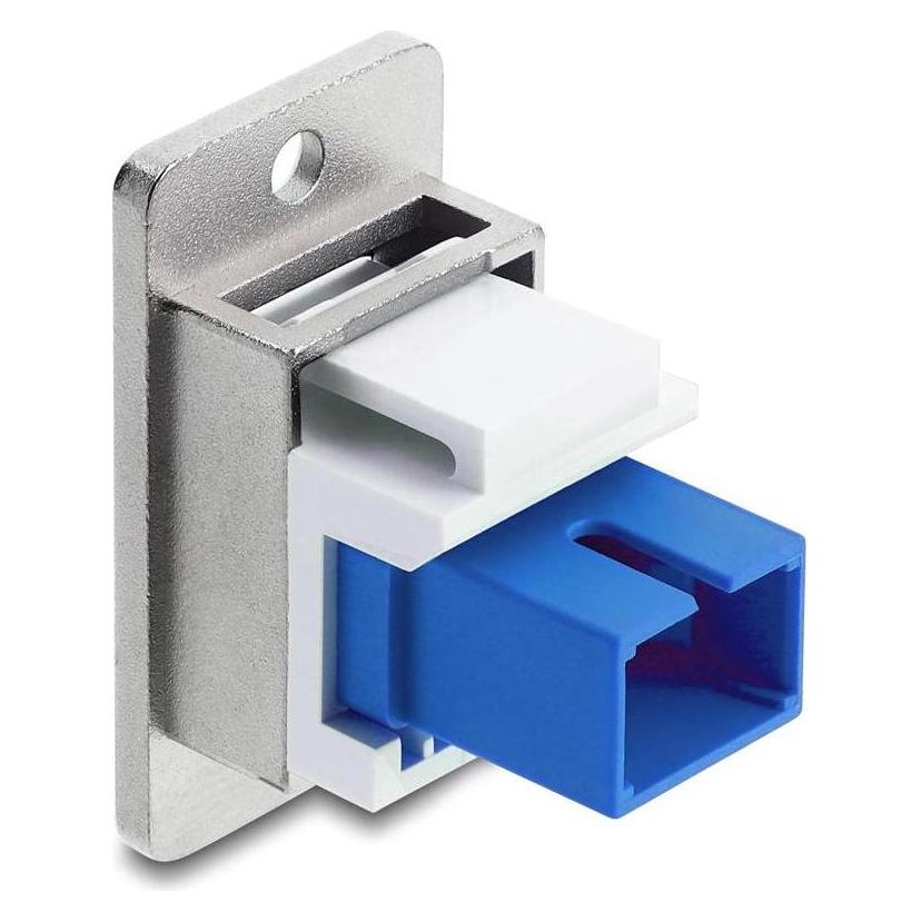 Delock Panel Mount SC Simplex Buchse zu SC Simplex Buchse si (Keystone Modul, Netzwerk Kupplung) (91095)