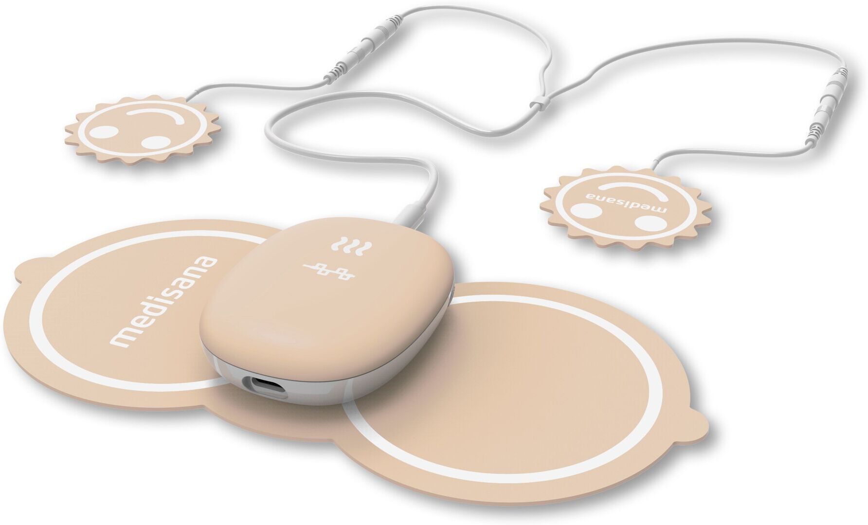 Medisana Aparato para el alivio del dolor menstrual TT 250 con TENS y Calor. Rosa