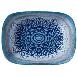 Avet Set von 12 ovalen Schalen 17x12 cm, GR-BLUE-106