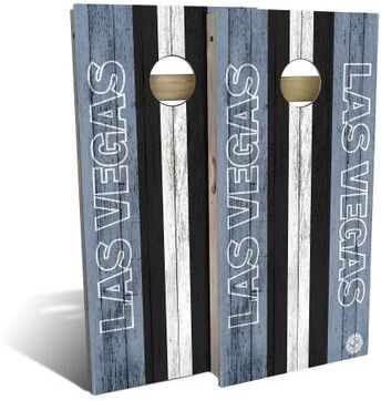 Skip's Garage Las Vegas Football Outdoor Cornhole Board Set