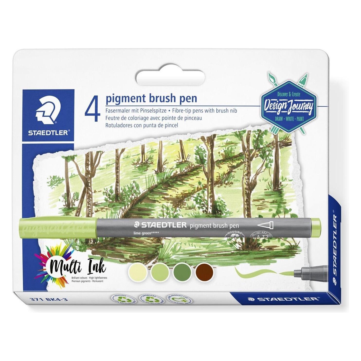 Staedtler Design Journey" Forest Colors Set 4-teilig retail (4x) (371 BK4-3)
