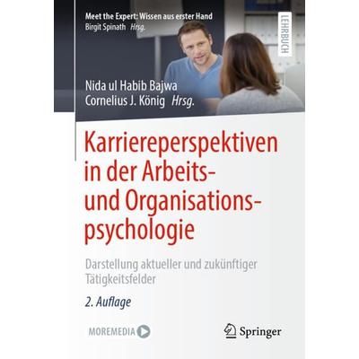 Karriereperspektiven in der Arbeits- und Organisationspsychologie, Taschenbuch von , Springer Berlin, 978-3-662-65820-8