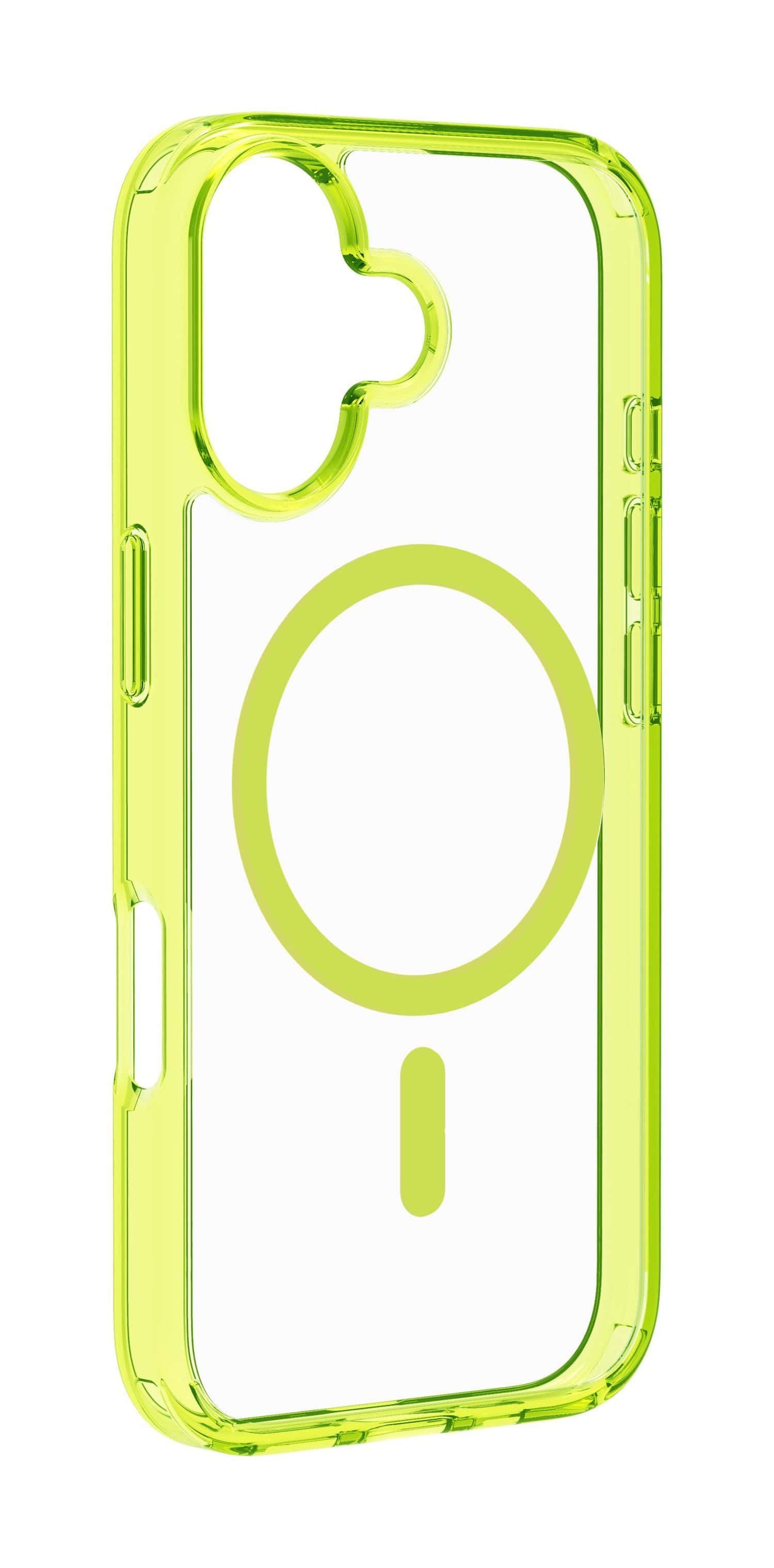 Cellular Line Iconic Mag Cover für Apple iPhone 17 (Limette) ICONICMAGIPH17L