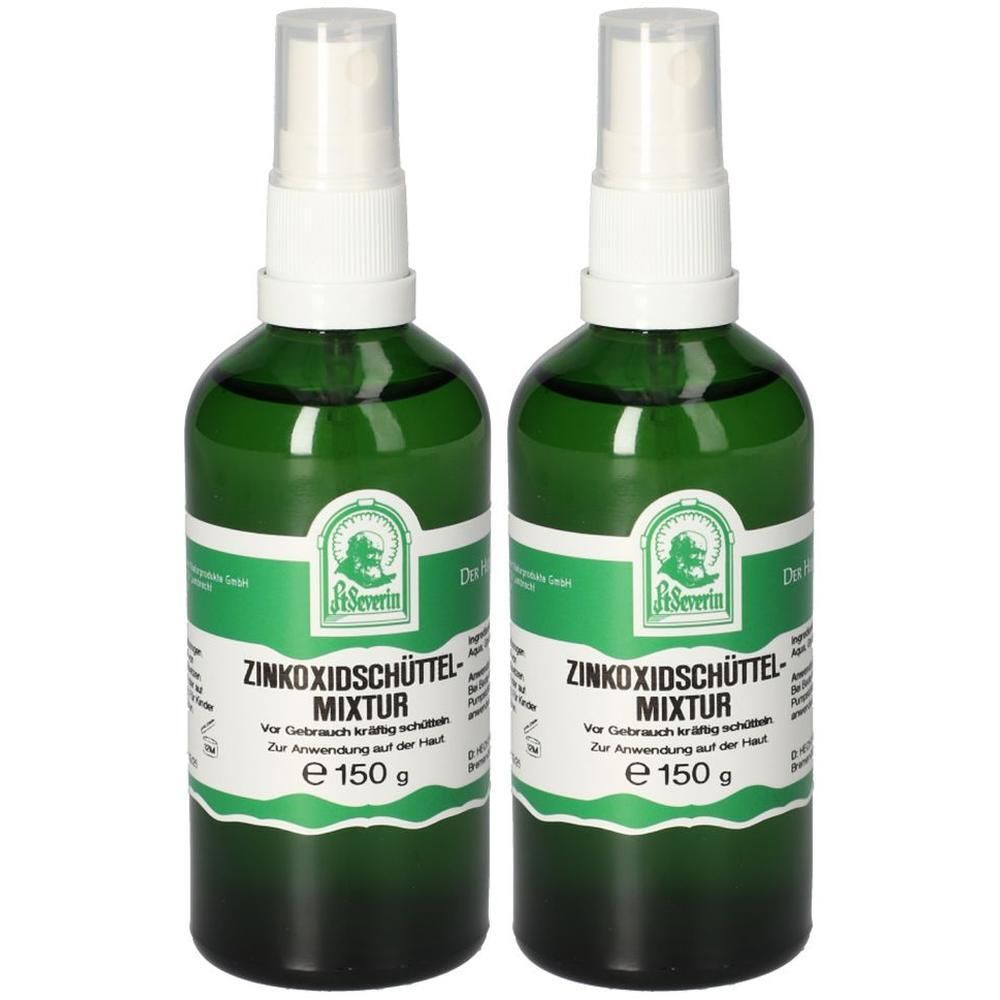 Zinkoxid Schüttelmixtur 2x 2x150 g Einreibung