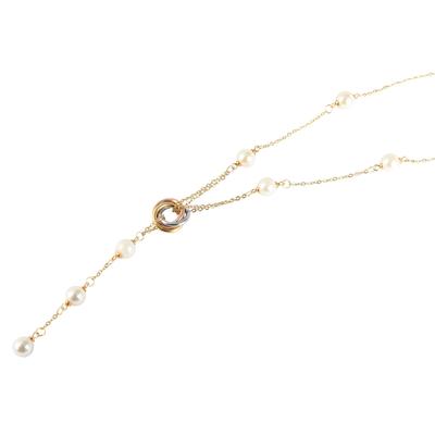 Kette ohne Anhänger ADELIA´S "Halskette mit Anhänger – aus Edelstahl", gold, Halsketten, Damen, 55cm, Edelstahl, Ideal als Geschenk – dezent und elegant