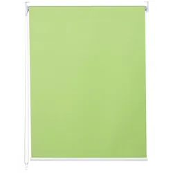 Décoshop26 - Verdunkelungsrollo für Fenster Sonnenschutz seitlich zu bedienen 90 x 160 cm blickdicht hellgrün 04_0004477