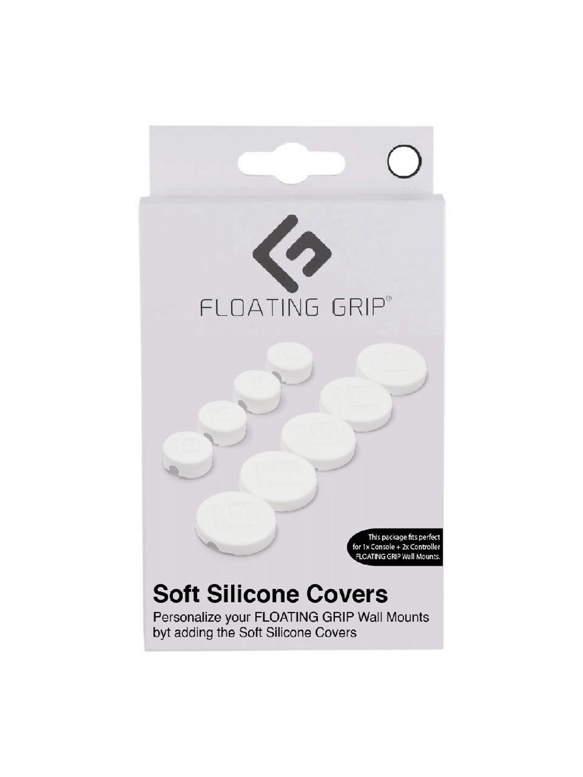 Floating Grip Wall Mount Covers (White)