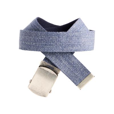 Koppelgürtel MAN'S WORLD "2-in-1, zum Wenden denim-optik & marine", Damen, Gr. 95, blau (marine, denim), Web, Baumwolle, leichte Abriebeffekte, unifarben, used, Gürtel Koppelgürtel, 2-in-1, marine oder im Denim-Look - NEW