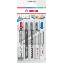 Bosch Stichsägeblatt Set Multi Material 5-tlg. - 2607012075
