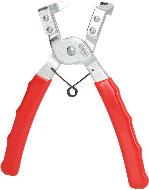 Pince à clip KS Tools, coudée (911.8182)