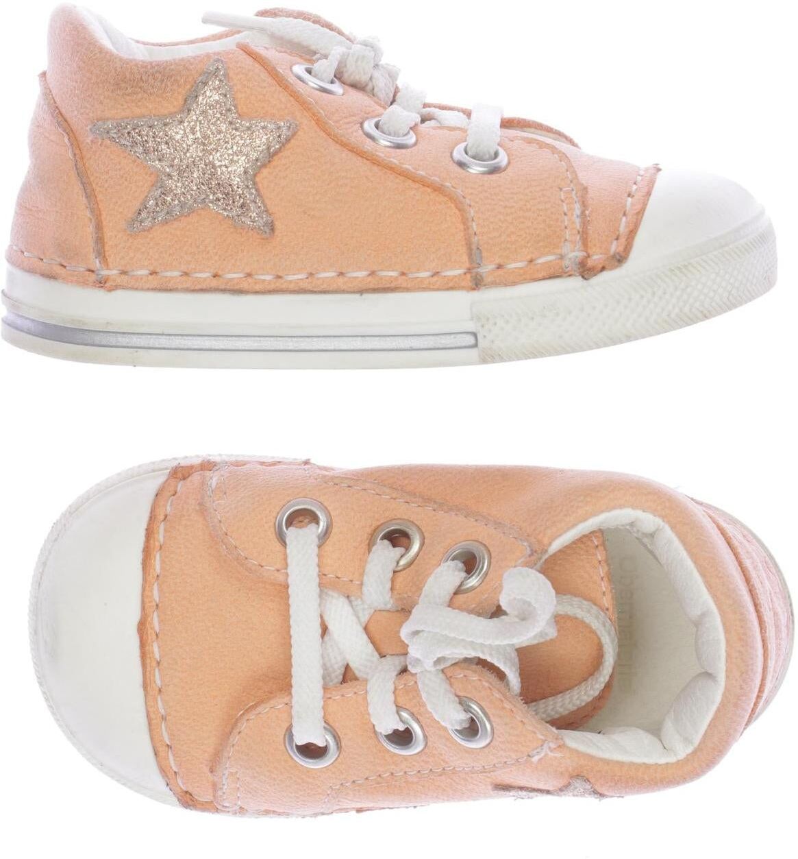 Däumling Mädchen Kinderschuh, Orange, Gr. EU 18, Leder - Second Hand
