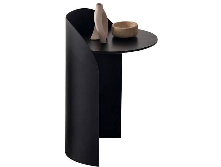 JVmoebel Beistelltisch Schwarzer Beistelltisch Designer Flurtisch Wohnzimmer Ablagetisch, Made in Europa