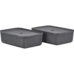Pulp Aufbewahrungsboxen 32 x 48 cm schwarz 2 St.